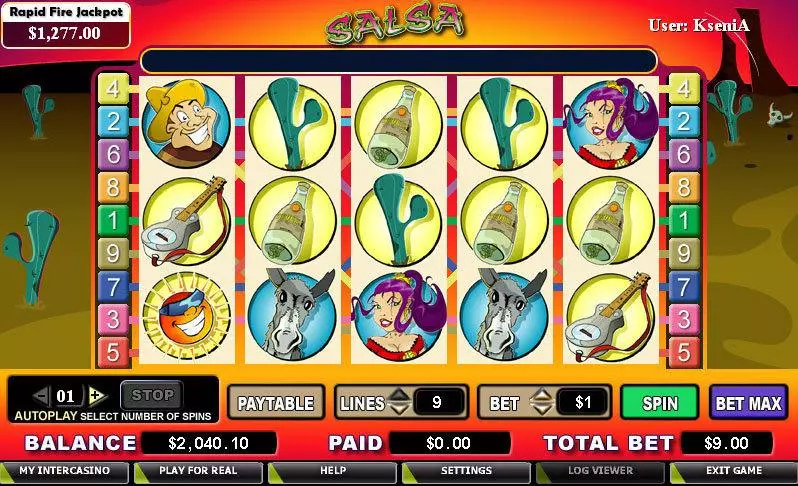Salsa Free Casino Slot  with, delSecond Screen Game