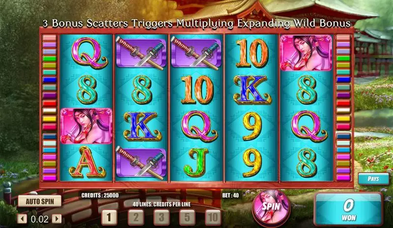 Samurai Princess Free Casino Slot  with, delFree Spins