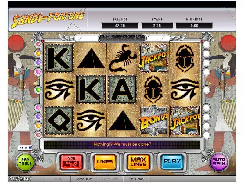 Sands of Fortune Free Casino Slot  with, delSecond Screen Game