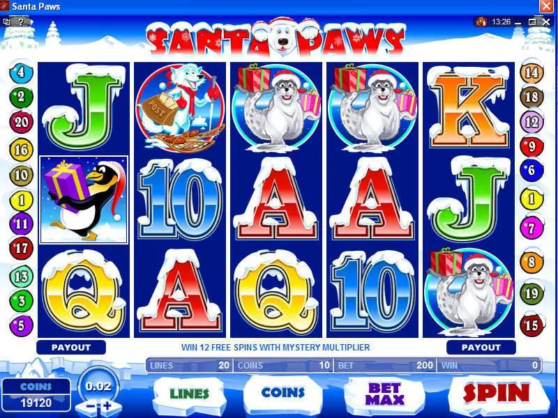 Santa Paws Free Casino Slot  with, delFree Spins