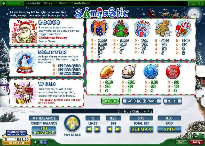 SantaStic Free Casino Slot  with, delFree Spins