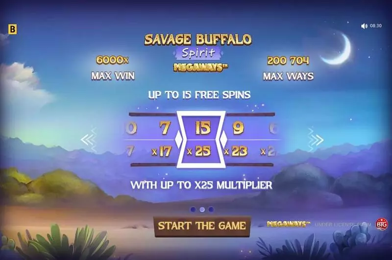 Savage Buffalo Spirit MEGAWAYS Free Casino Slot  with, delBuy Feature