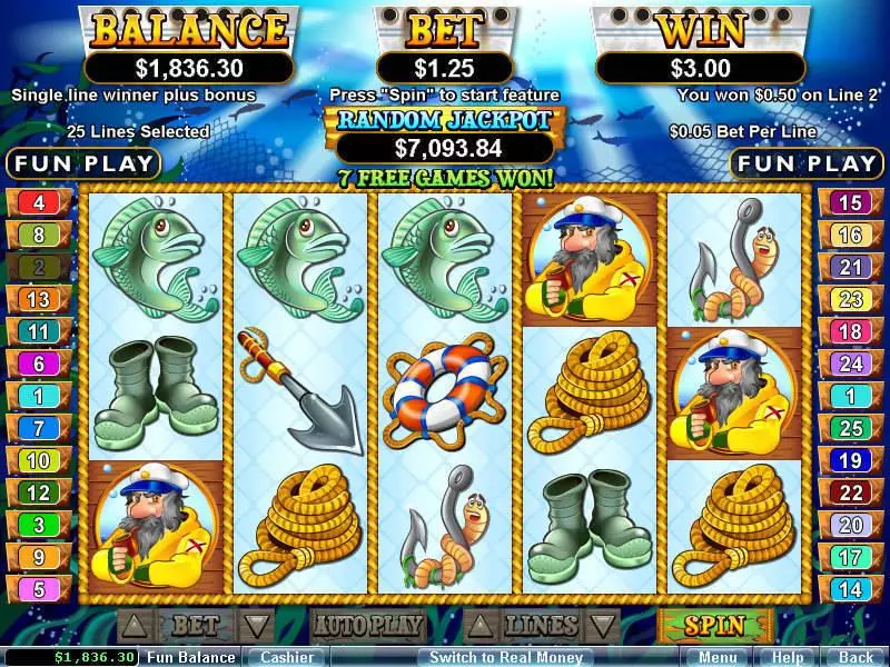Sea Captain Free Casino Slot  with, delFree Spins