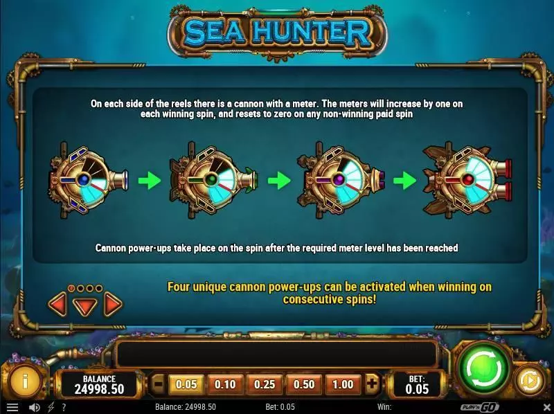 Sea Hunter Free Casino Slot  with, delBonus Meters