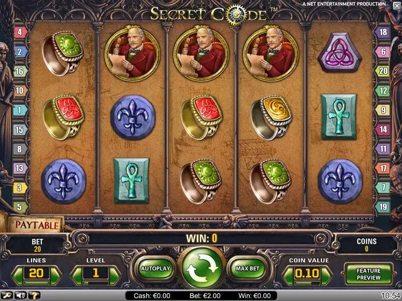 Secret Code Free Casino Slot  with, delFree Spins