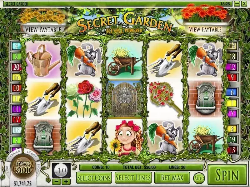 Secret Garden Free Casino Slot  with, delFree Spins