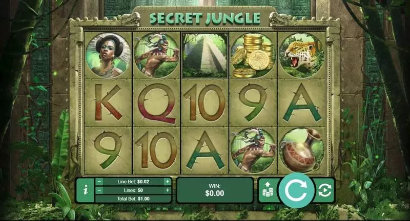 Secret Jungle  Free Casino Slot  with, delFree Spins
