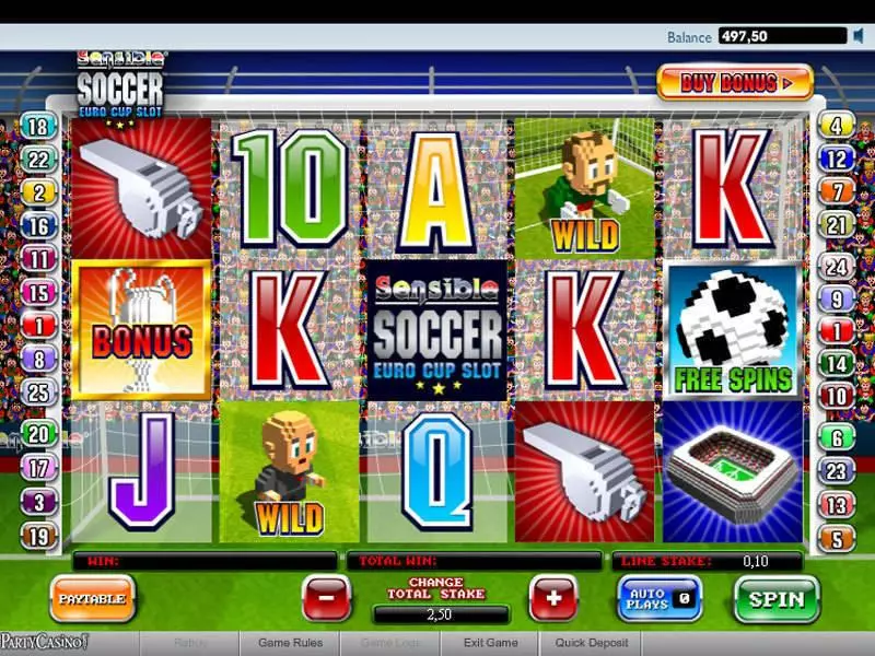 Sensible Soccer Free Casino Slot  with, delFree Spins