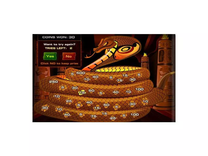 Serpent's Treasure Free Casino Slot  with, delSecond Screen Game