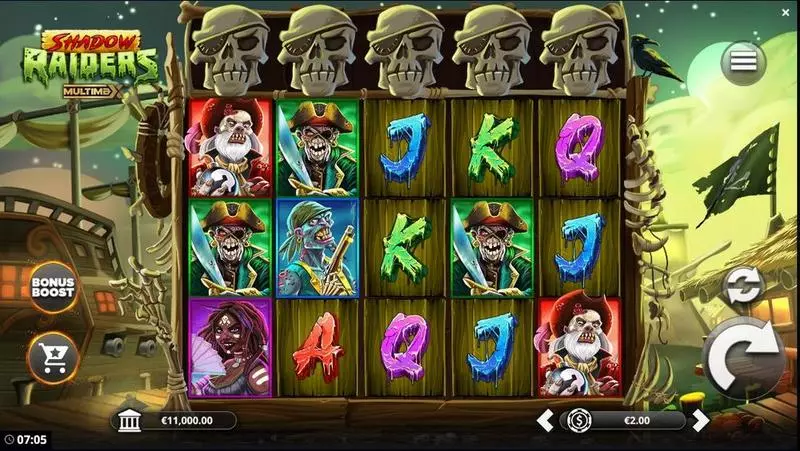 Shadow Raiders MultiMax Free Casino Slot  with, delMultimax