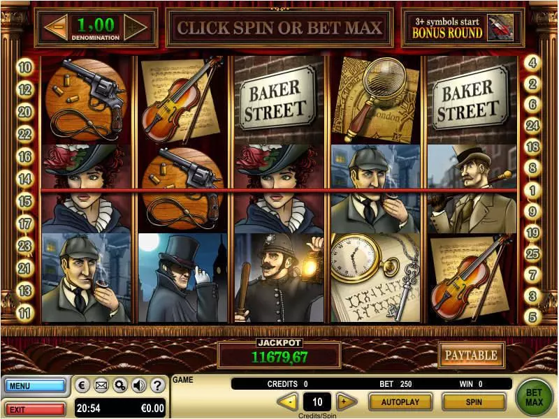 Sherlock Holmes Free Casino Slot  with, delFree Spins
