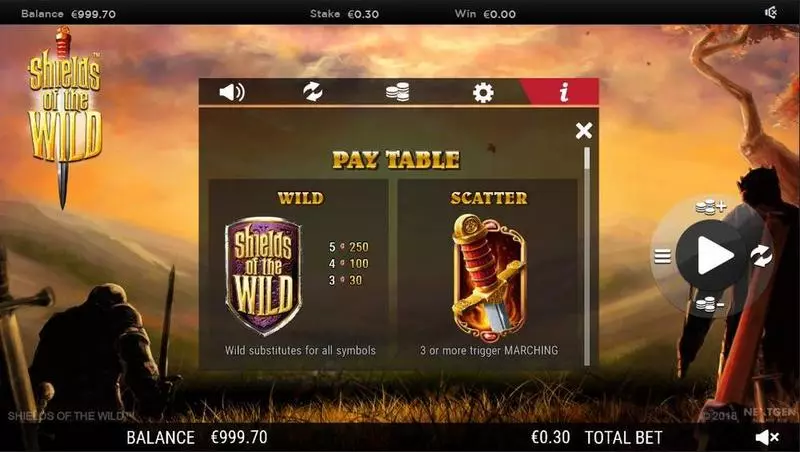 Shields of the Wild  Free Casino Slot  with, delOn Reel Game