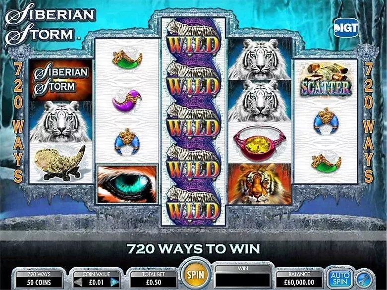 Siberian Storm Free Casino Slot  with, delFree Spins