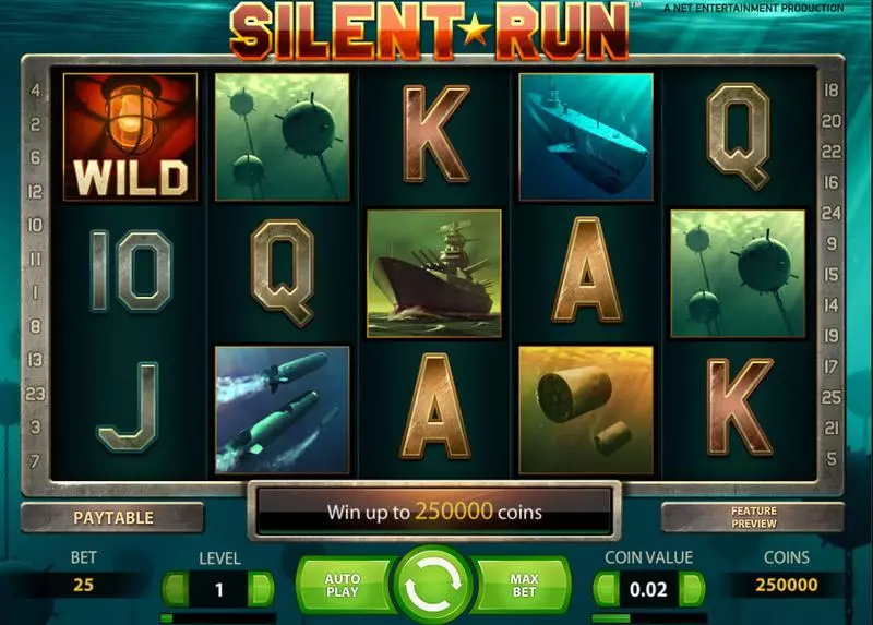 Silent Run Free Casino Slot  with, delPick a Box