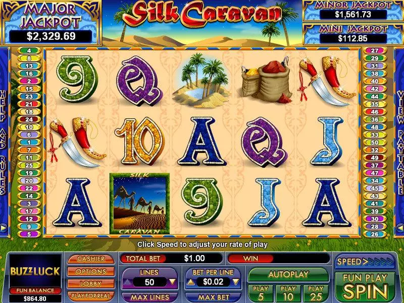 Silk Caravan Free Casino Slot  with, delFree Spins