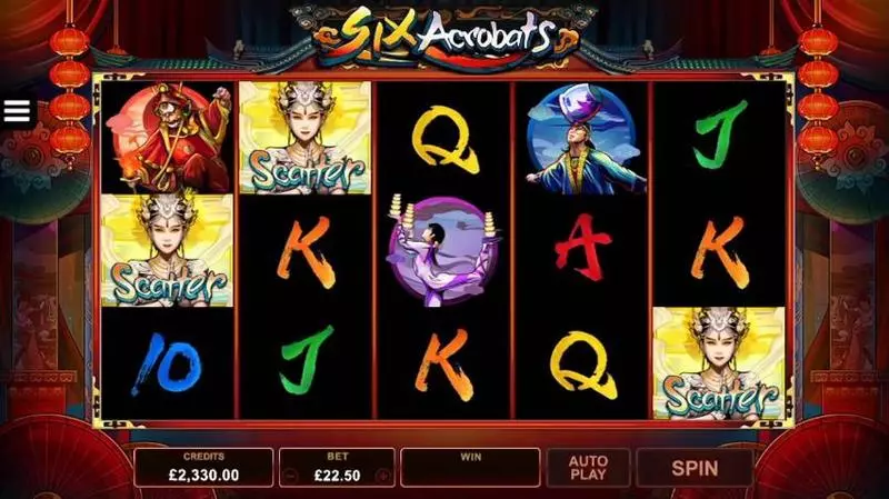 Six Acrobats Free Casino Slot  with, delFree Spins