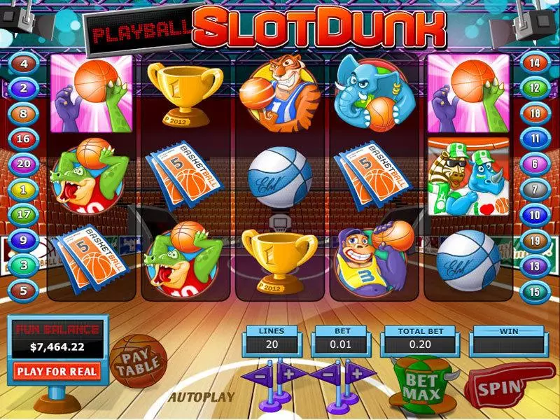 Slot Dunk Free Casino Slot  with, delFree Spins