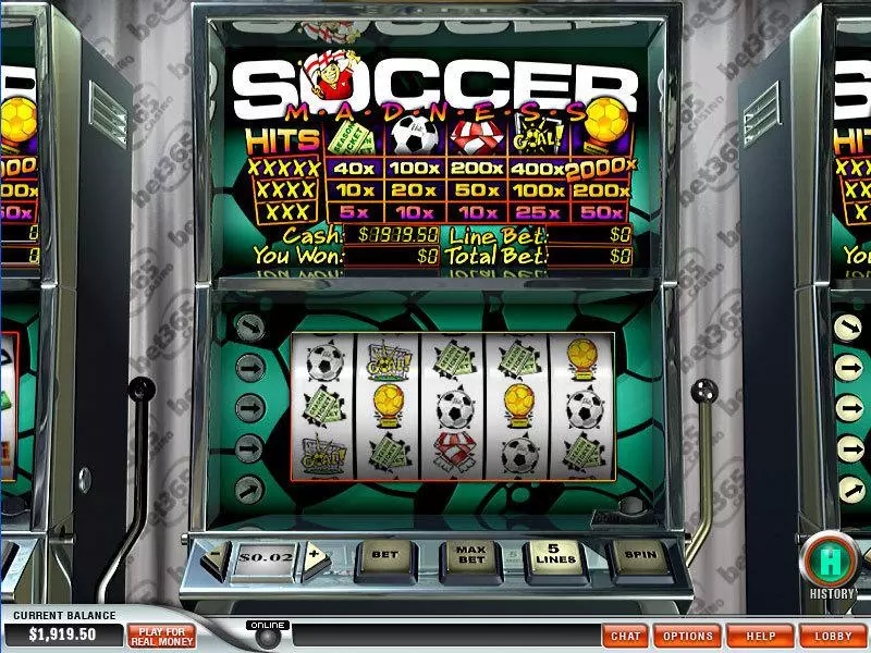 Soccer Madness Free Casino Slot 