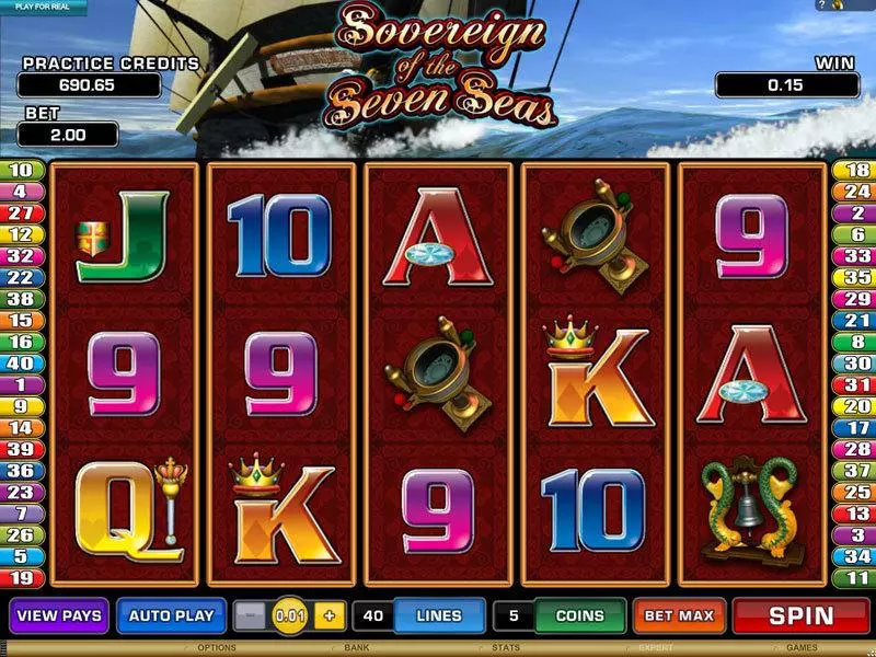 Sovereign of the Seven Seas Free Casino Slot  with, delFree Spins