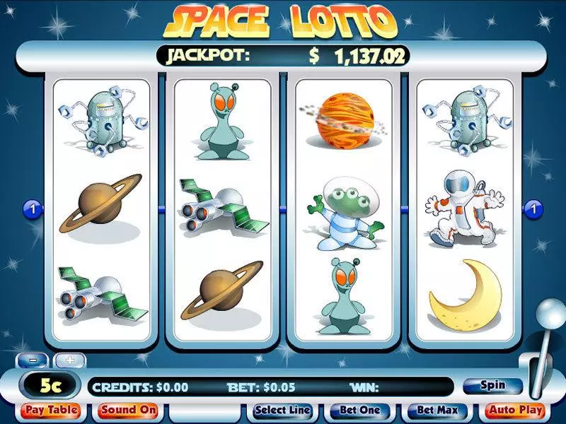 Space Lotto Free Casino Slot  with, delSecond Screen Game