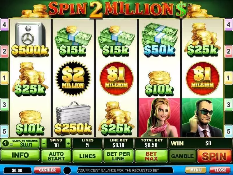Spin 2 Million Free Casino Slot  with, delSecond Screen Game