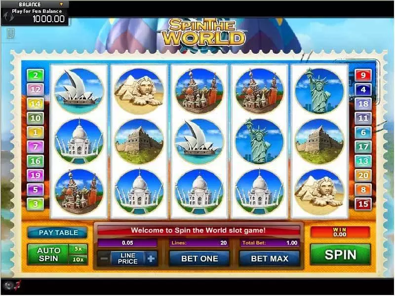 Spin the World Free Casino Slot 