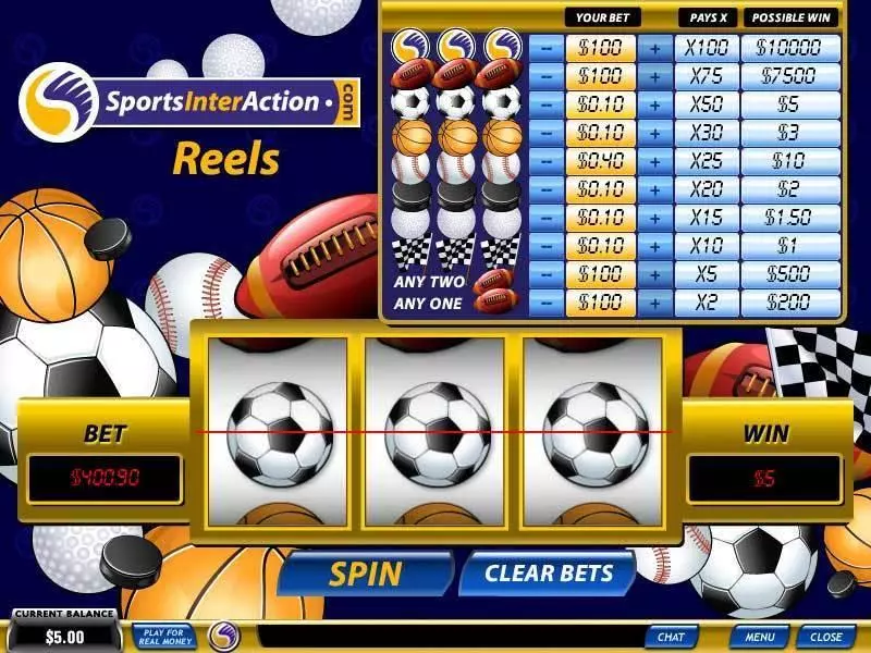 Sports InterAction Reels Free Casino Slot 