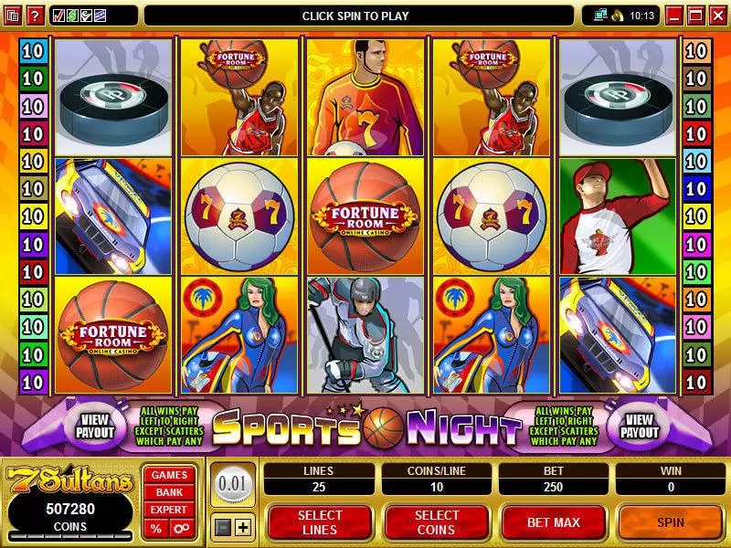 Sports Night Free Casino Slot  with, delFree Spins