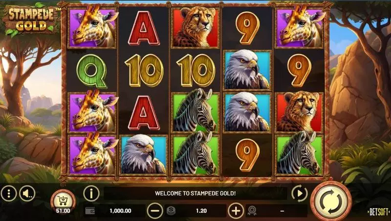 Stampede Gold Free Casino Slot  with, delFree Spins