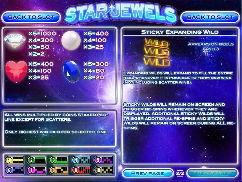 Star Jewels Free Casino Slot  with, delRe-Spin