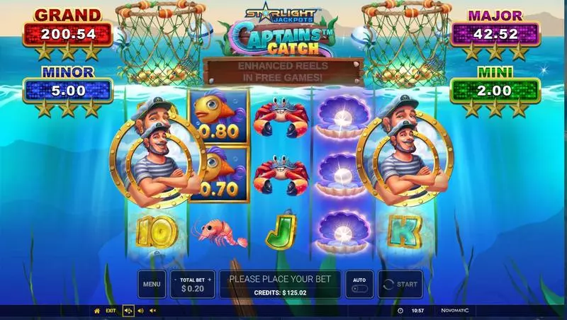 Starlight Jackpots - Captain’s Catch Free Casino Slot  with, delCash collectFree SpinsJackpot bonus game