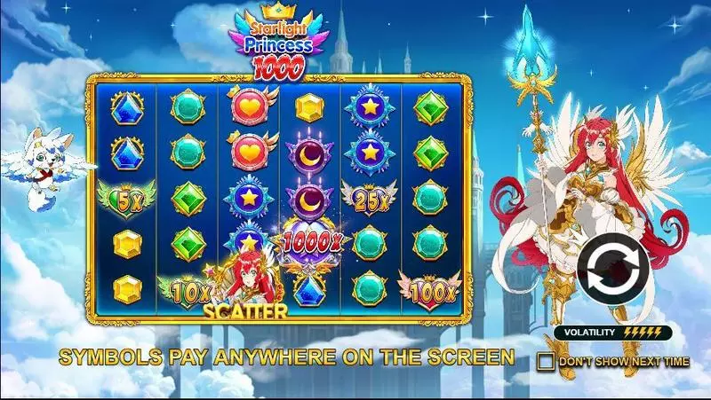 Starlight Princess 1000 Free Casino Slot  with, delTumble Feature