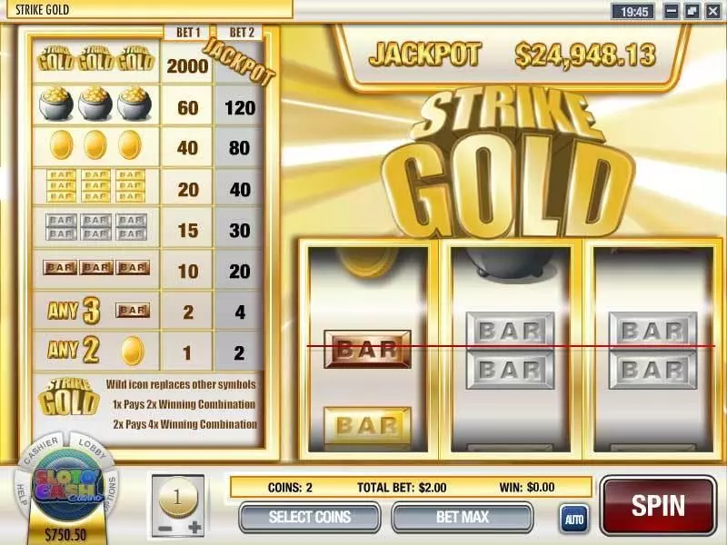 Strike Gold Free Casino Slot 