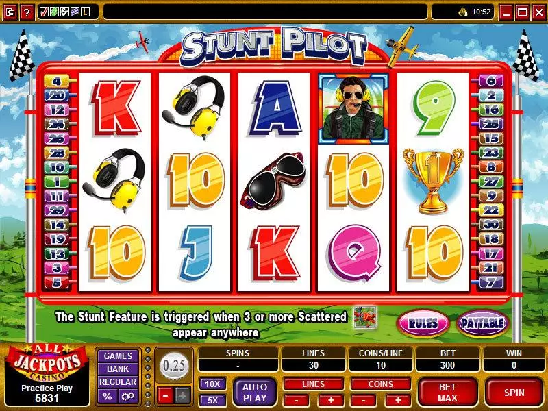Stunt Pilot Free Casino Slot  with, delFree Spins