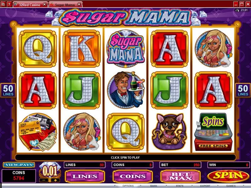 Sugar Mama Free Casino Slot  with, delFree Spins