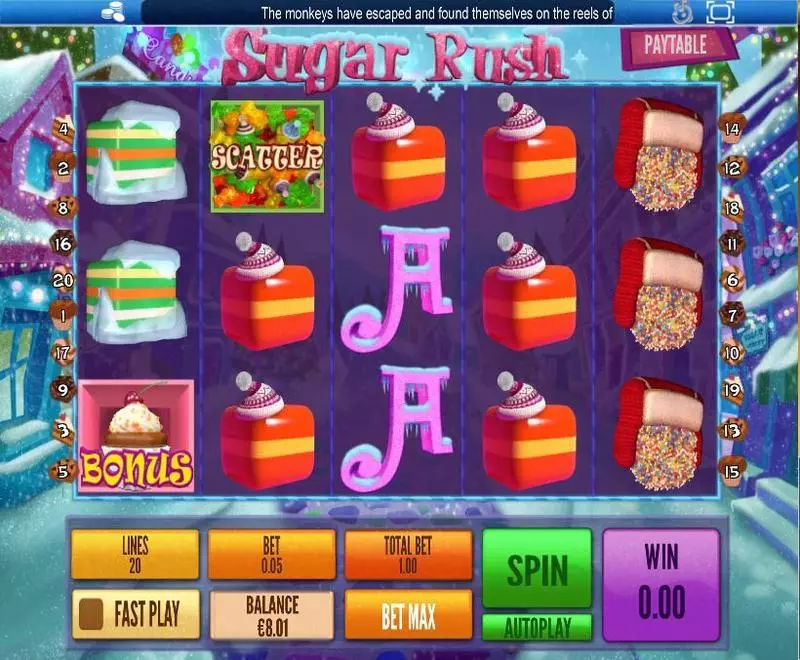 Sugar Rush Winter Free Casino Slot  with, delFree Spins