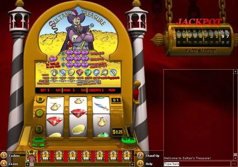 Sultans Treasure Free Casino Slot 