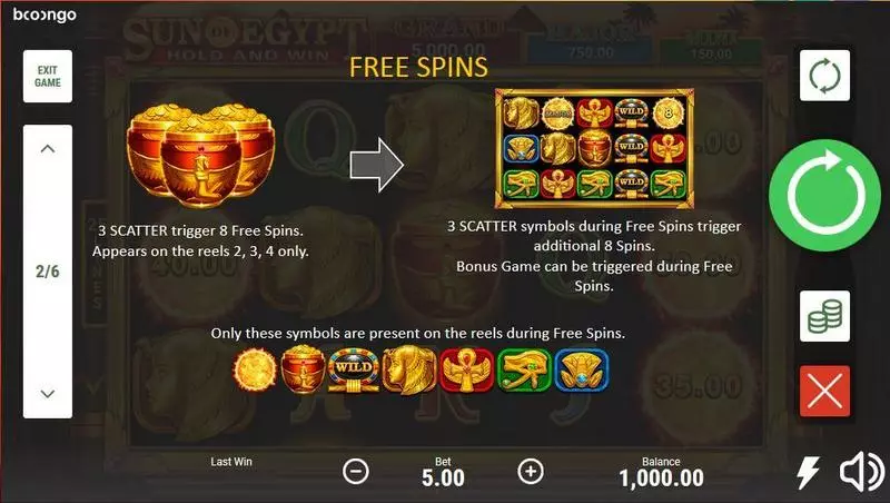 Sun Of Egypt Free Casino Slot  with, delFree Spins