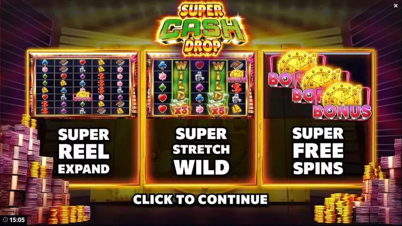 Super Cash Drop  Free Casino Slot  with, delFree Spins