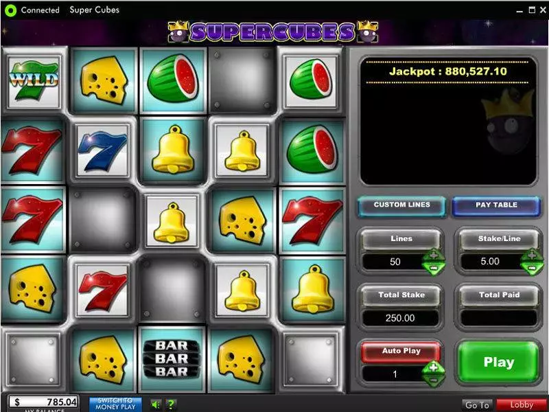 Super Cubes Free Casino Slot 