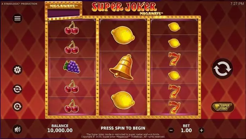 Super Joker Megaways Free Casino Slot  with, delSuper Stake