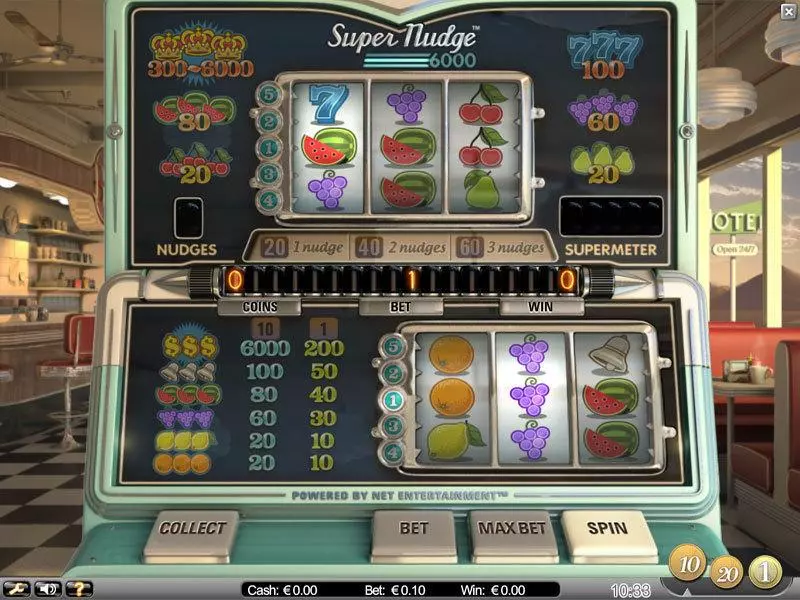Super Nudge 6000 Free Casino Slot  with, delSecond Screen Game