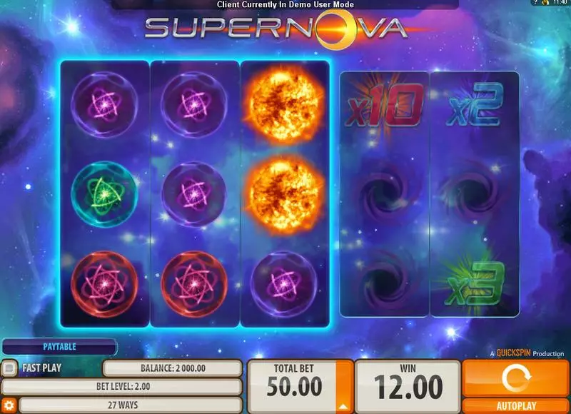 Supernova Free Casino Slot 