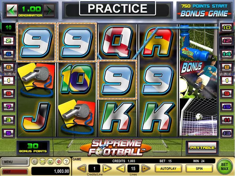 Supreme Football Free Casino Slot  with, delFree Spins