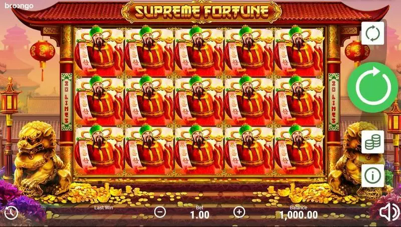Supreme Fortune Free Casino Slot  with, delFree Spins
