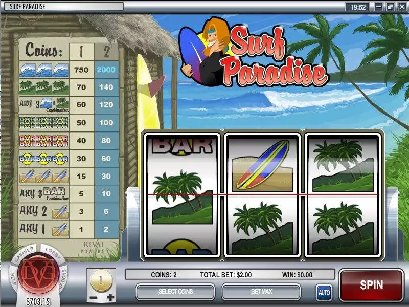 Surf Paradise Free Casino Slot 