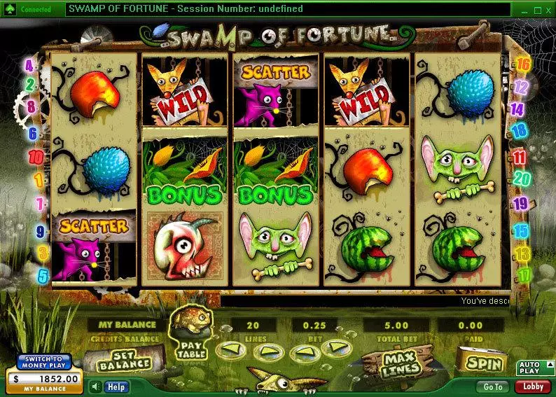 Swamp of Fortune Free Casino Slot  with, delFree Spins
