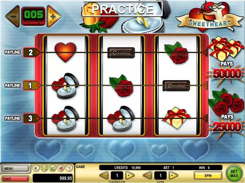 Sweetheart Free Casino Slot 