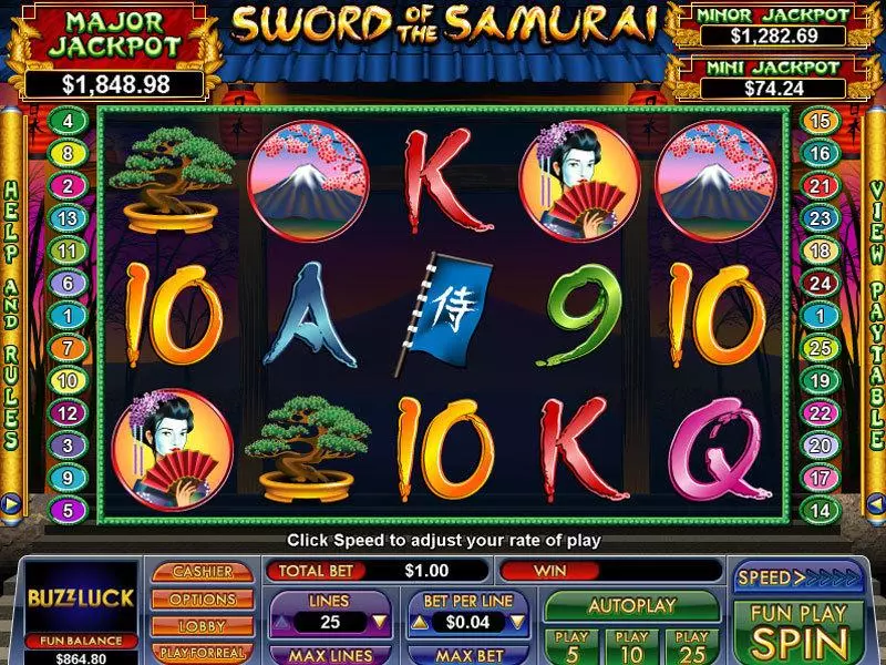 Sword of the Samurai Free Casino Slot  with, delFree Spins