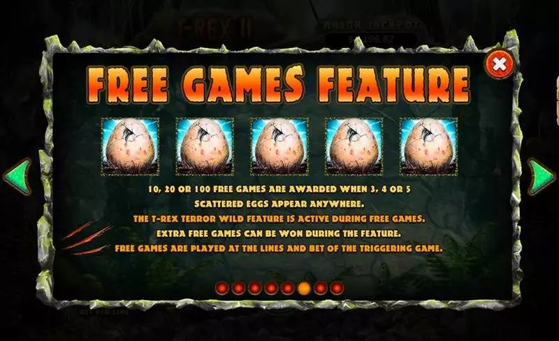 T-Rex II Free Casino Slot  with, delFree Spins